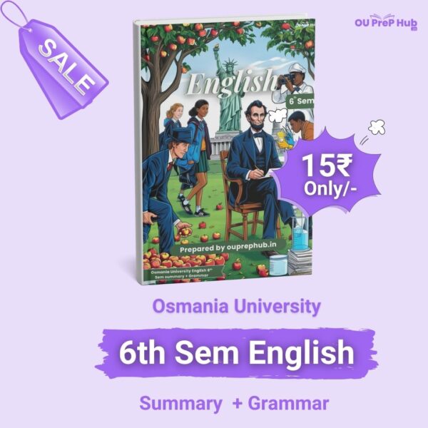 OU 6th Semester English Summary & Grammar